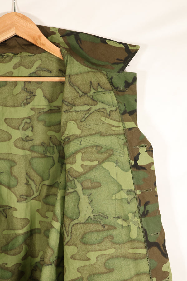 Circa 1966–67 | Estimated M-R | ERDL | Non-ripstop | Early print | Jungle fatigue jacket | Used