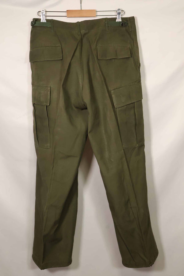 1969 Contract 4th Model Ripstop Jungle Fatigue Pants M-R Used