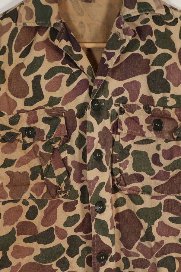 Real CIDG Beogum Camouflage Asian Cut Shirt A-M Faded, used.