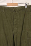 1967 Contract 4th Model Ripstop Jungle Fatigue Pants L-L Used
