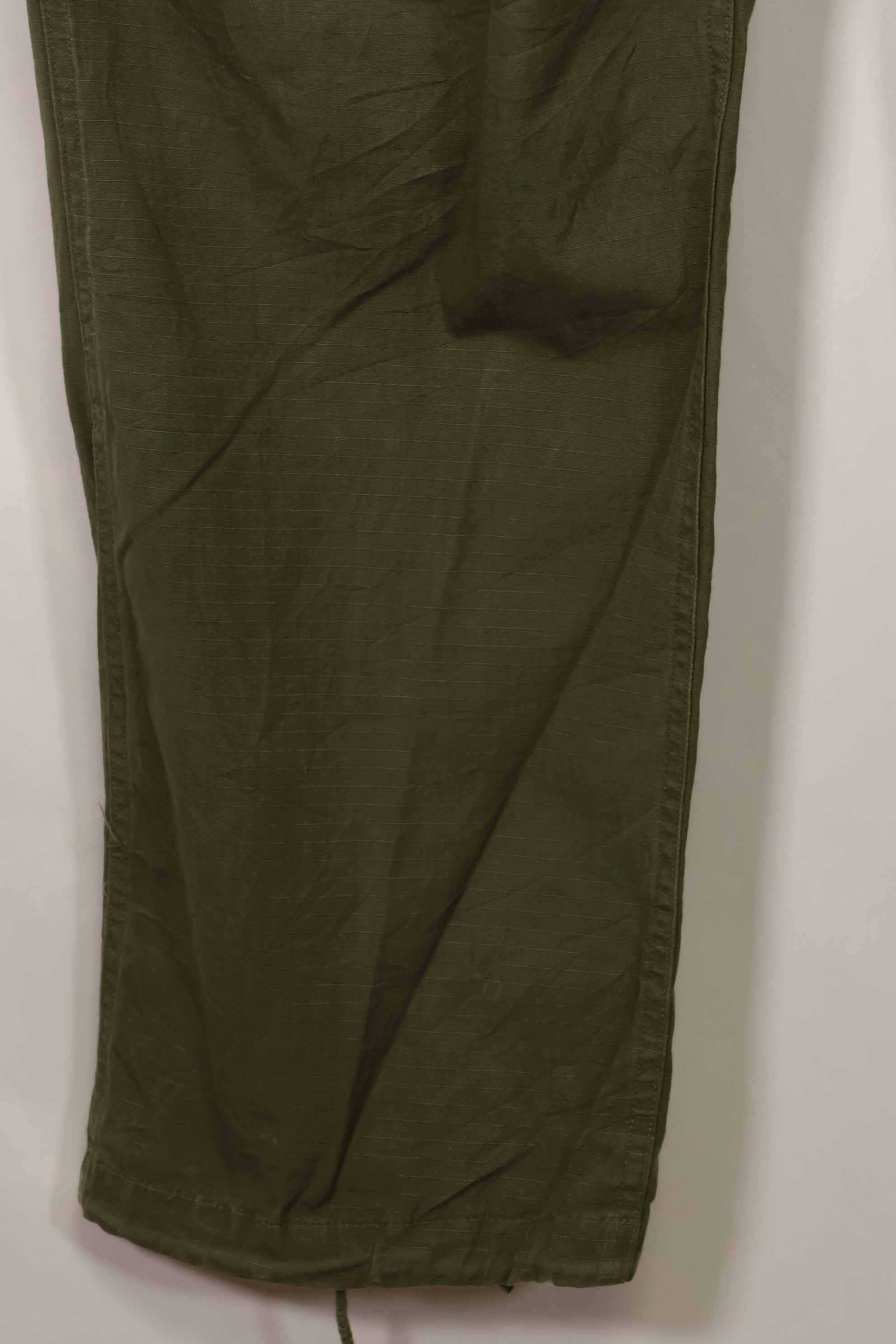 1967 Contract 4th Model Ripstop Jungle Fatigue Pants L-L Used