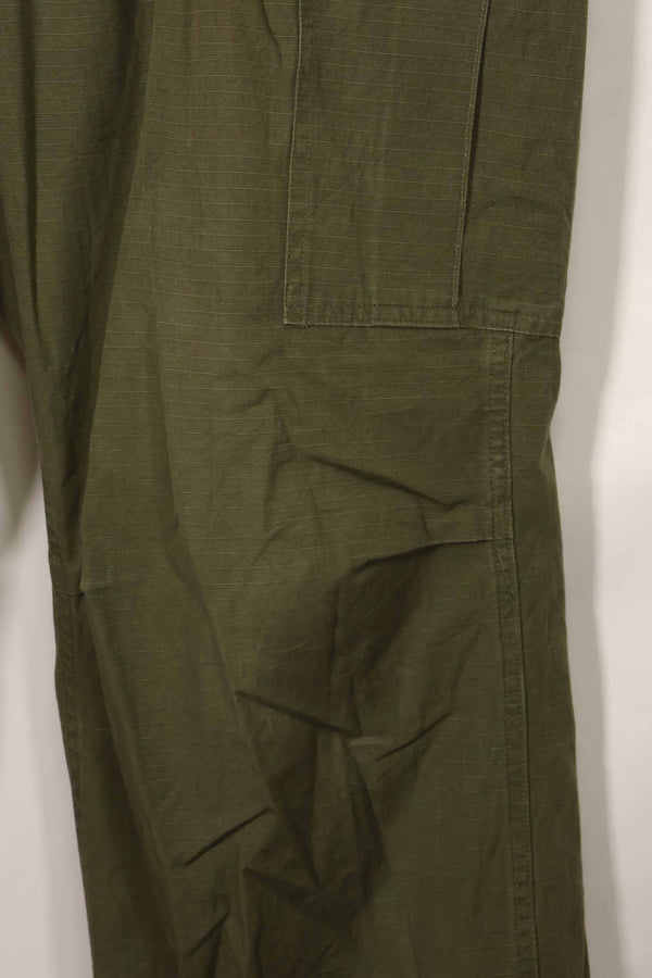 1967 Contract 4th Model Ripstop Jungle Fatigue Pants L-L Used