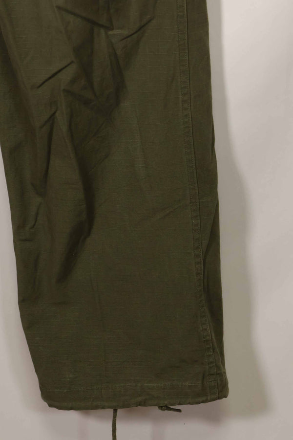 1967 Contract 4th Model Ripstop Jungle Fatigue Pants L-L Used