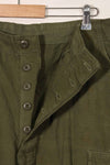 1967 Contract 4th Model Ripstop Jungle Fatigue Pants L-L Used