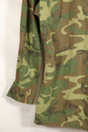 Circa 1966–67 | Estimated S-R | ERDL | Non-ripstop | Early print | Jungle fatigue jacket | Used