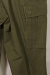 1967 Contract 4th Model Ripstop Jungle Fatigue Pants L-L Used