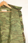Circa 1967, M-L, ERDL, non-ripstop, early print, jungle fatigues jacket, used