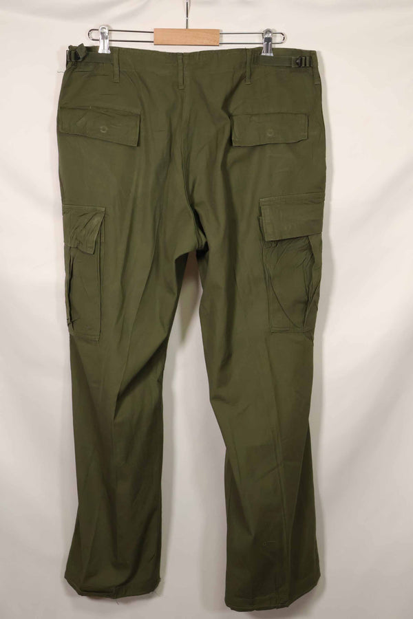 1969 Contract 4th Model Ripstop Jungle Fatigue Pants L-R Used