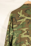 Circa 1967, M-L, ERDL, non-ripstop, early print, jungle fatigues jacket, used