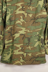 Circa 1967, M-L, ERDL, non-ripstop, early print, jungle fatigues jacket, used