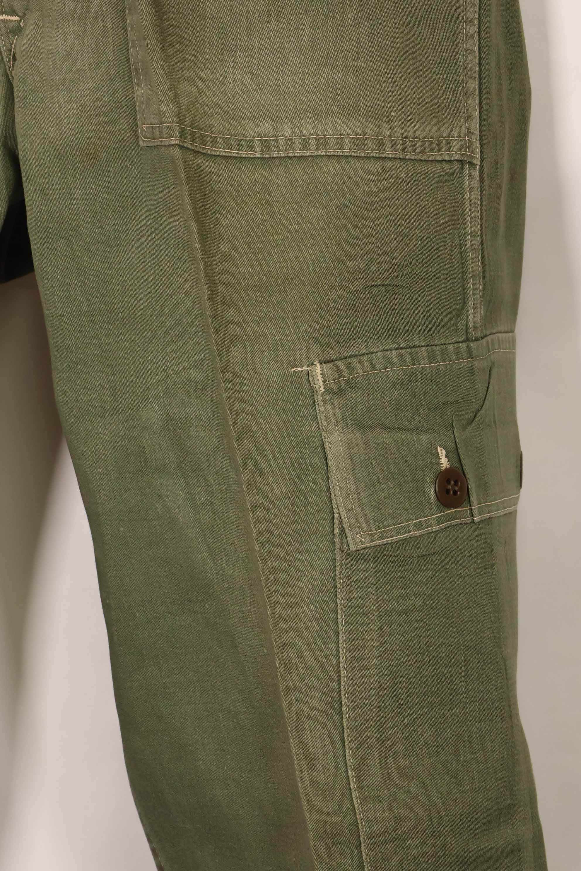 Early 1960s OG-107 Utility Uniform Baker Pants Modified 82nd Airborne Division F