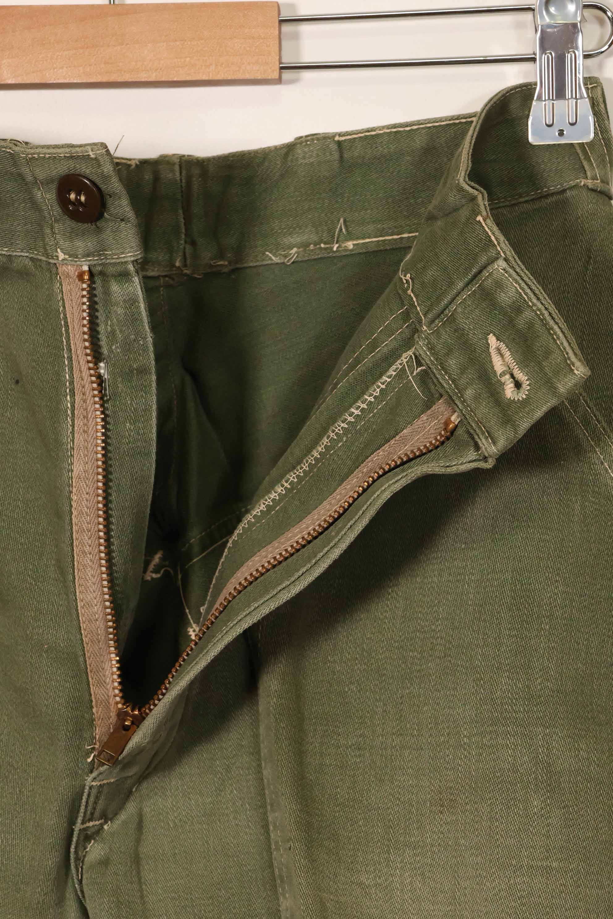 Early 1960s OG-107 Utility Uniform Baker Pants Modified 82nd Airborne Division F