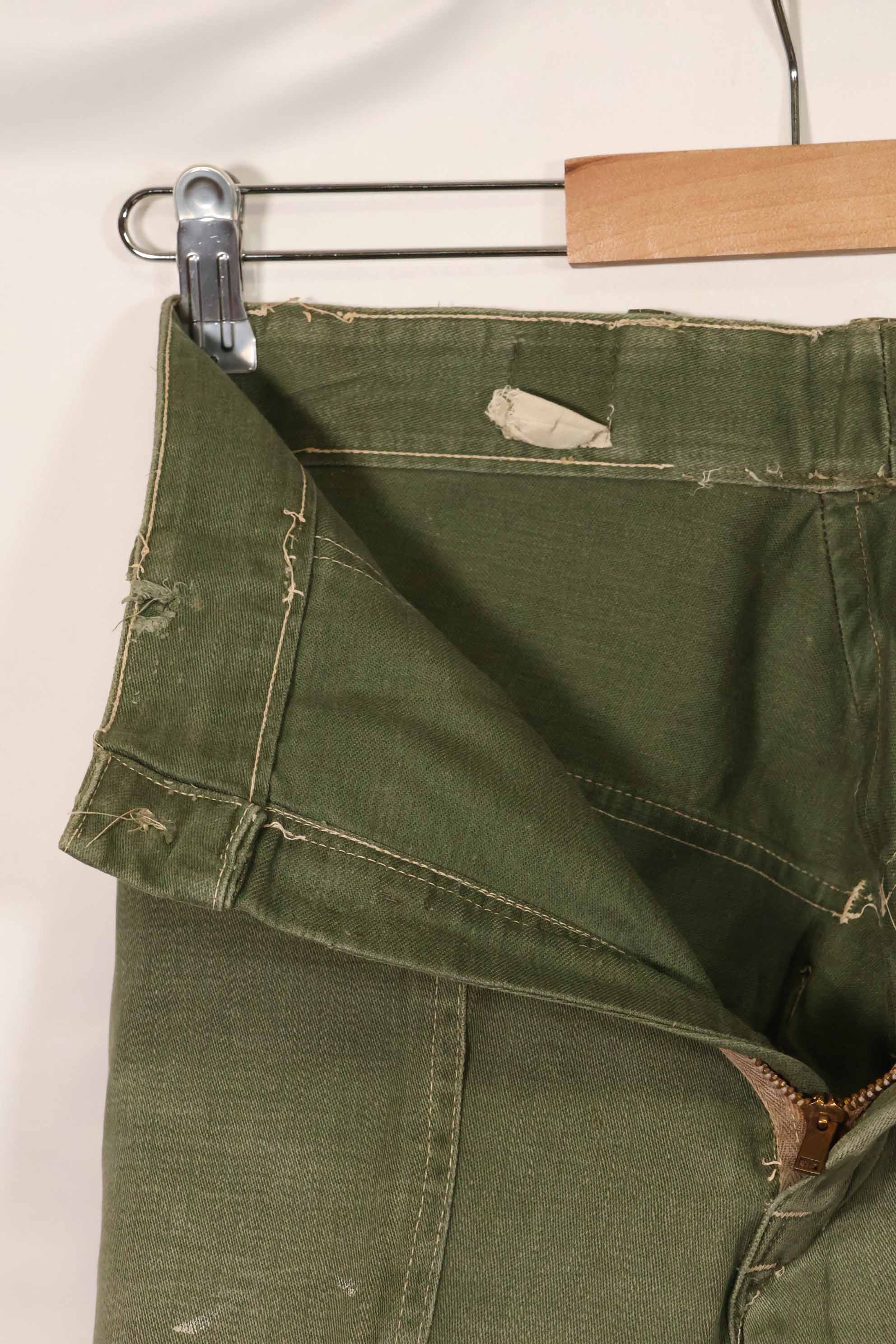 Early 1960s OG-107 Utility Uniform Baker Pants Modified 82nd Airborne Division F
