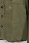 1950's U.S. Army HBT Utility Shirt, used, with name