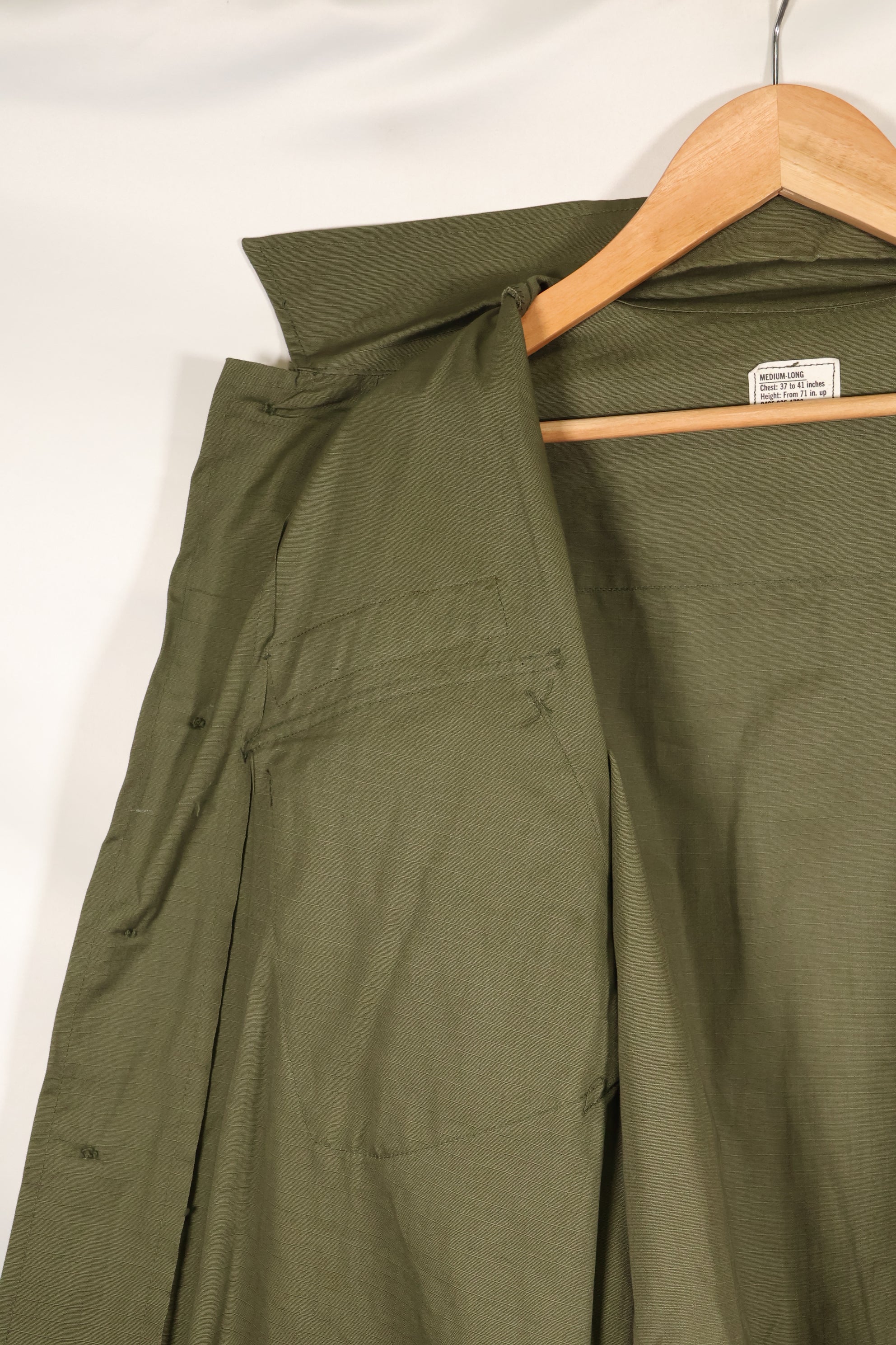 1968 Contract, Deadstock, 4th Model Jungle Fatigue Jacket, Slightly Soiled　