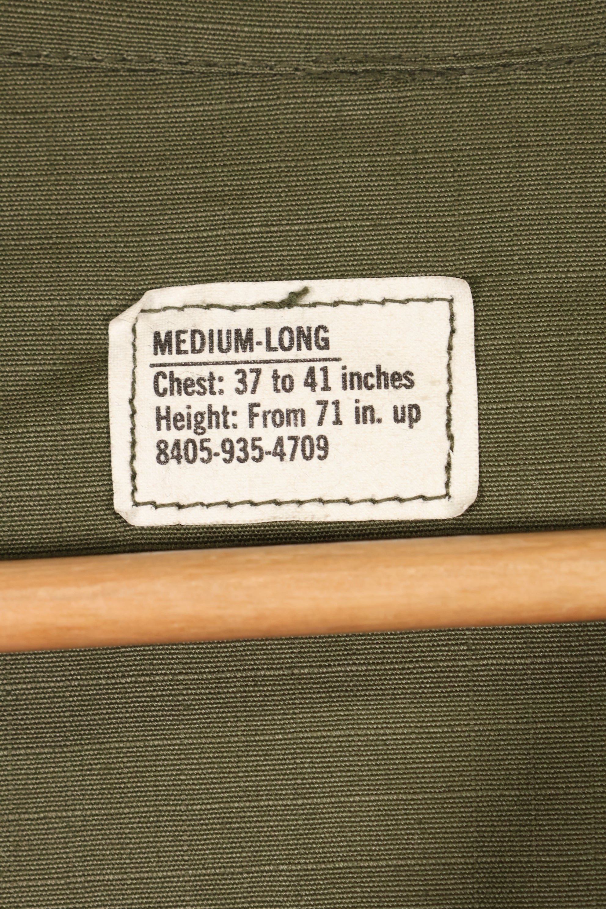 1968 Contract, Deadstock, 4th Model Jungle Fatigue Jacket, Slightly Soiled　