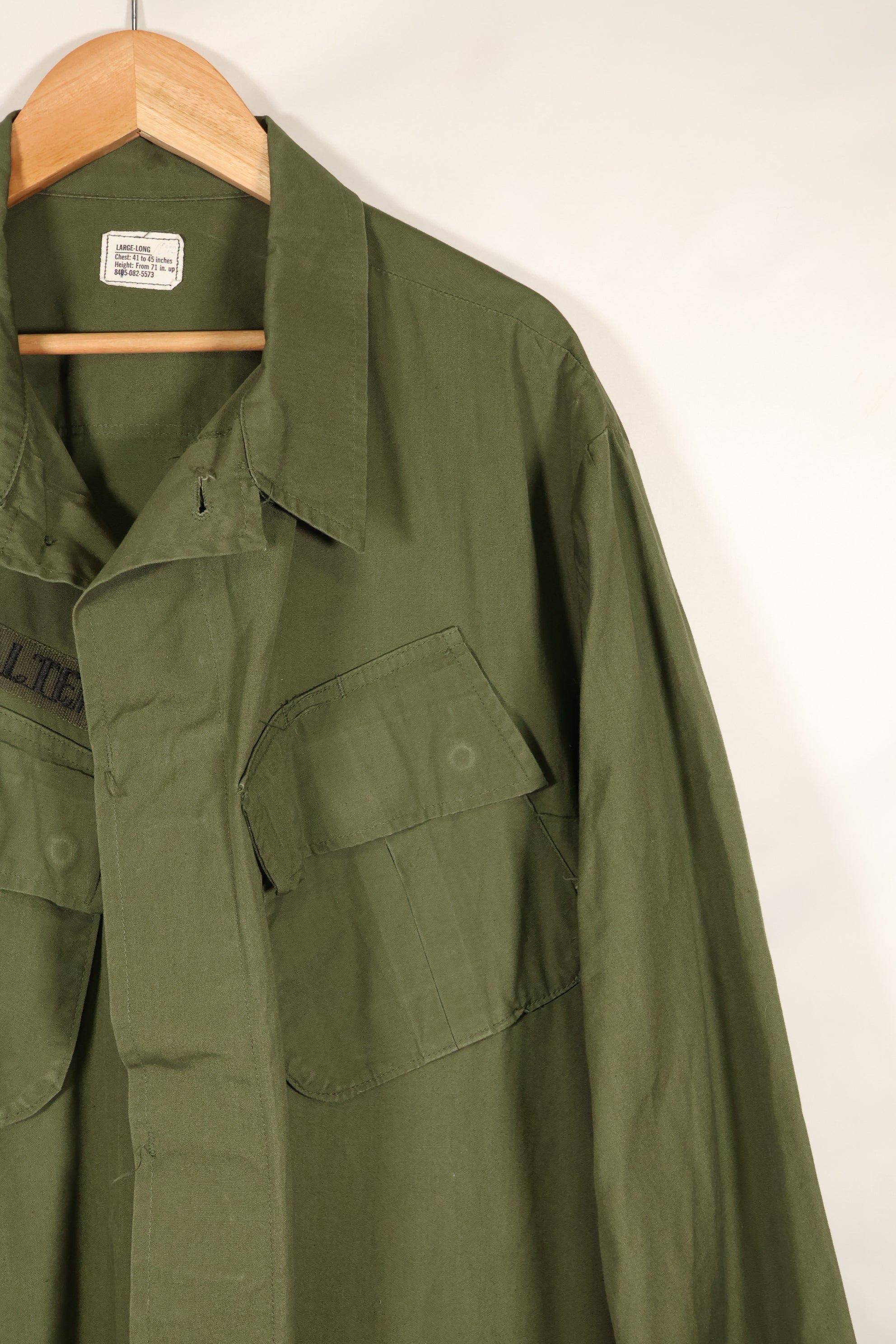1969 Contract L-L 3rd Model Jungle Fatigue Jacket, Used, With Tag　