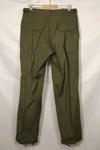 1969 Contract Deadstock 4th Model Ripstop Jungle Fatigue Pants M-L Unused
