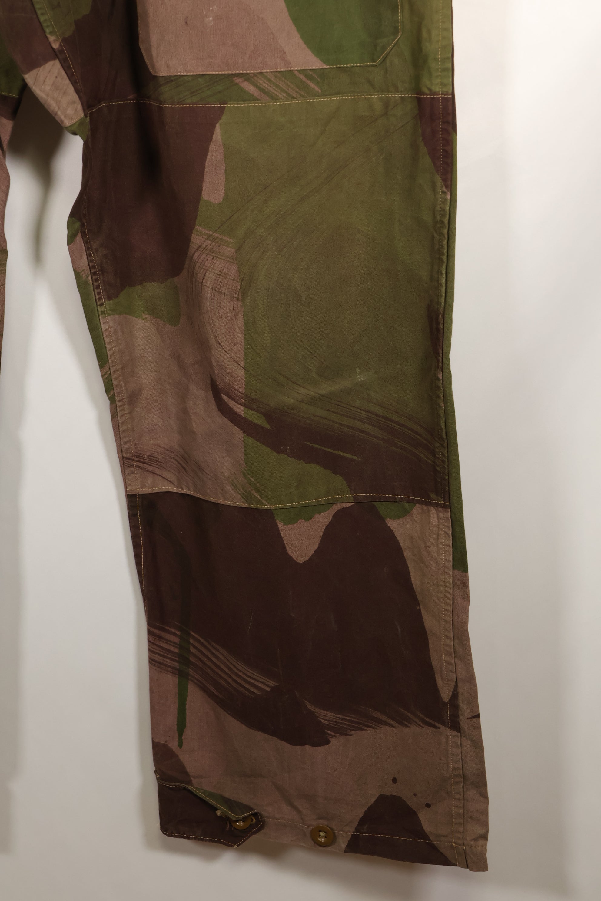 Real British Army SAS Trousers WINDPROOF Camouflage Pants Size No.5 Used