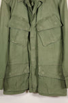 Circa 1965  S-S  2nd Model Jungle Fatigue Jacket  Stained  Faded  Used