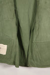 Circa 1965  S-S  2nd Model Jungle Fatigue Jacket  Stained  Faded  Used