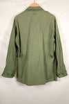 Circa 1965  S-S  2nd Model Jungle Fatigue Jacket  Stained  Faded  Used