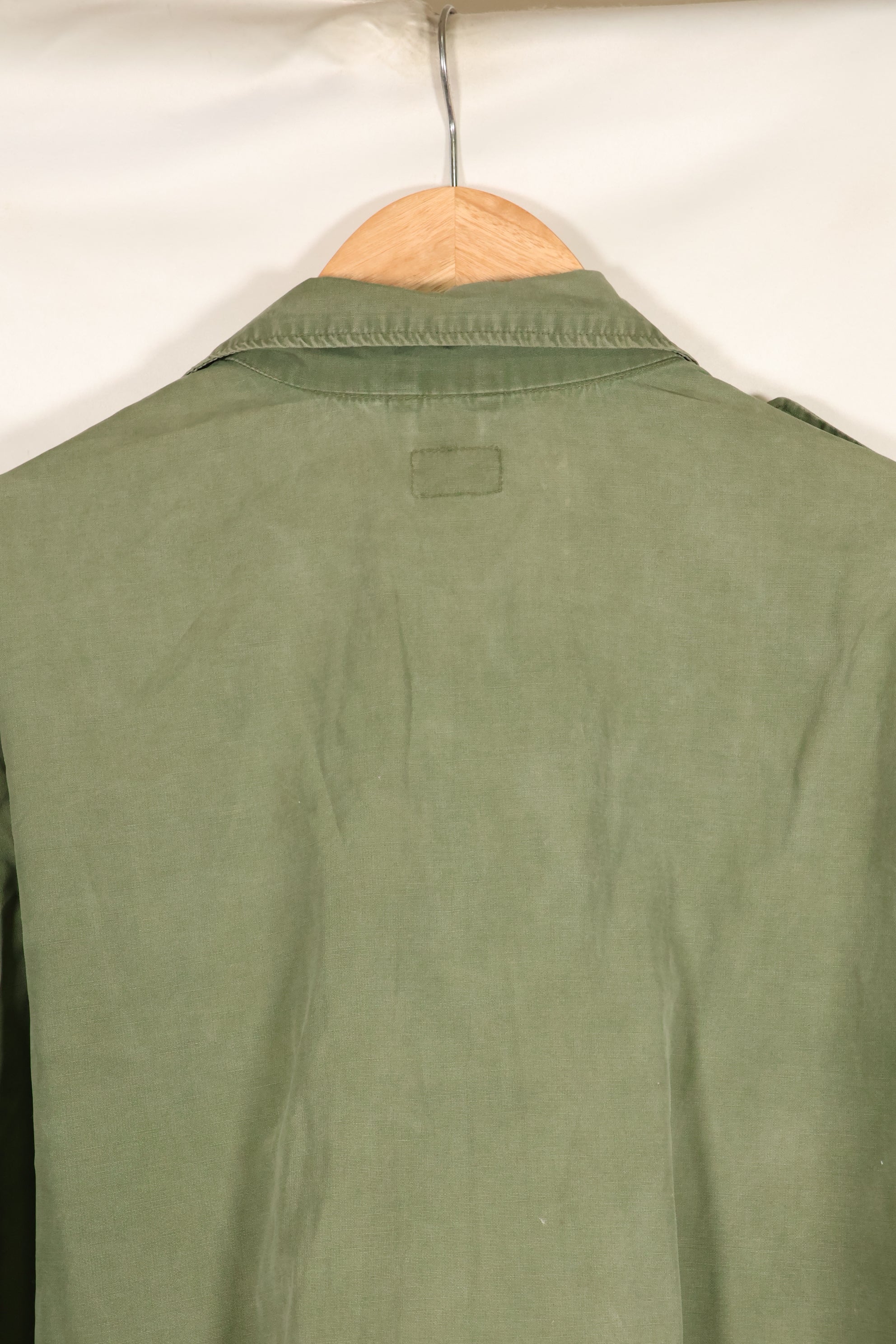 Circa 1965  S-S  2nd Model Jungle Fatigue Jacket  Stained  Faded  Used