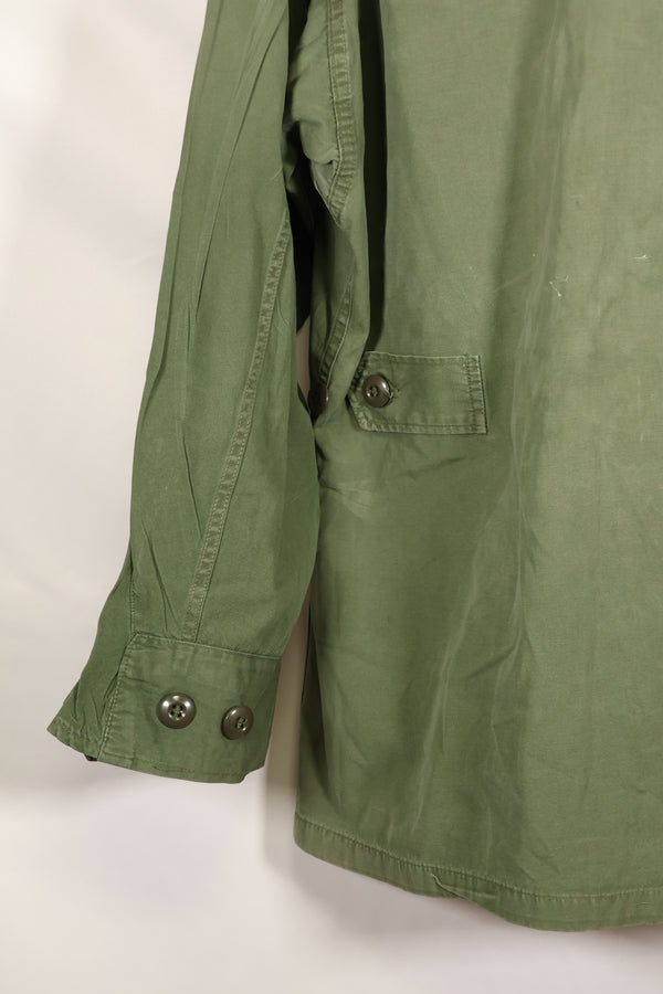 Circa 1965  S-S  2nd Model Jungle Fatigue Jacket  Stained  Faded  Used