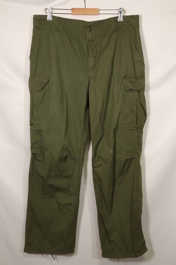 1969 Contract 4th Model Ripstop Jungle Fatigue Pants L-L Used