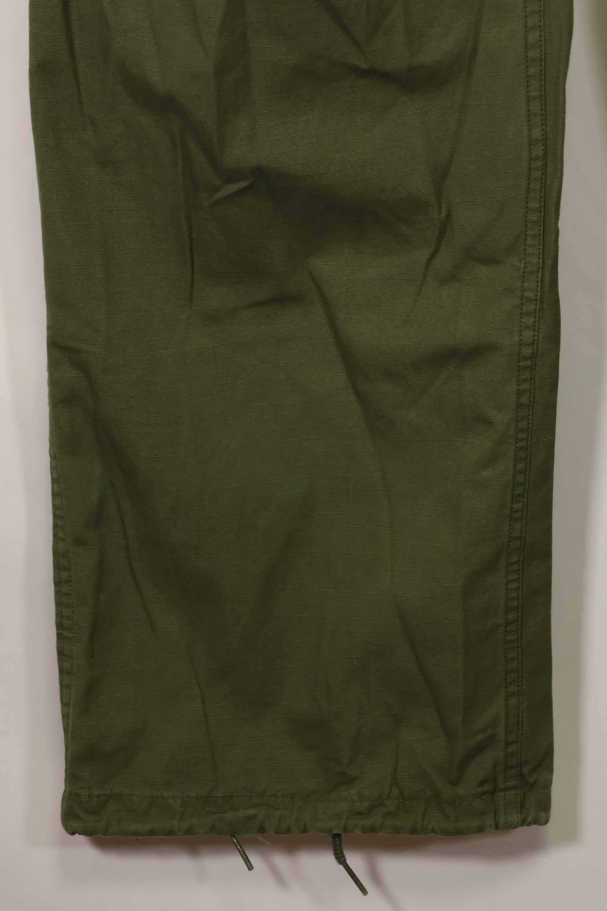 1969 Contract 4th Model Ripstop Jungle Fatigue Pants L-L Used
