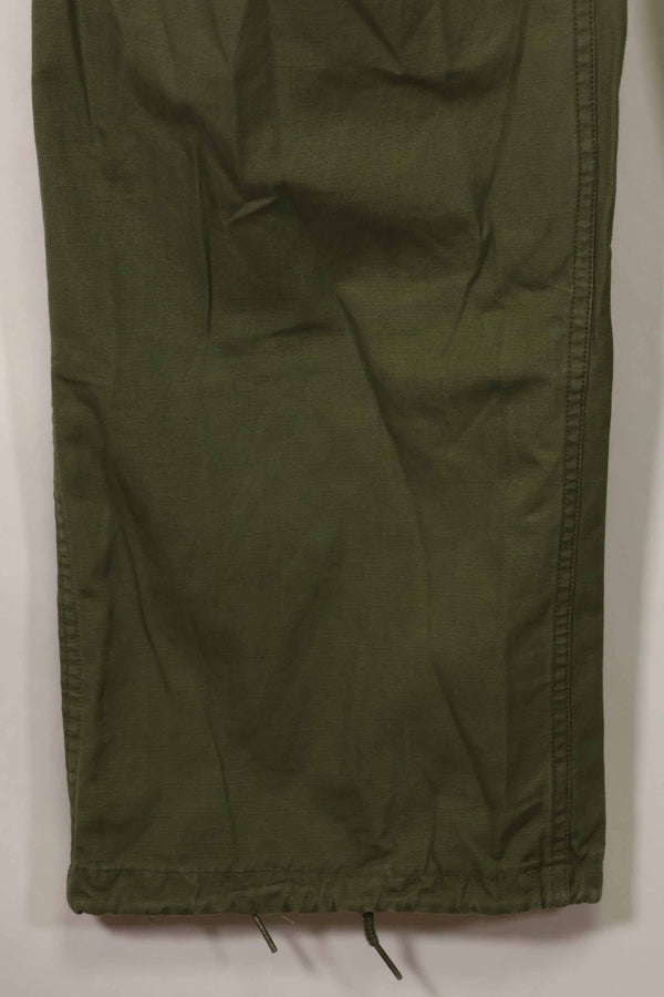 1969 Contract 4th Model Ripstop Jungle Fatigue Pants L-L Used