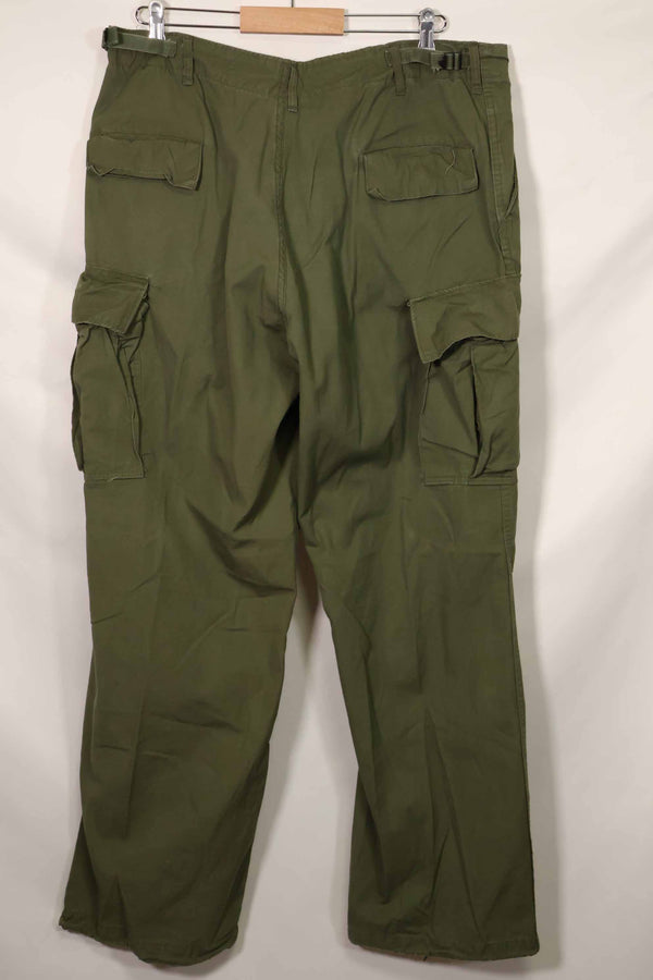 1969 Contract 4th Model Ripstop Jungle Fatigue Pants L-L Used