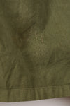 Circa 1965  S-L  2nd Model Jungle Fatigue Jacket  Stains and scuffs  Used
