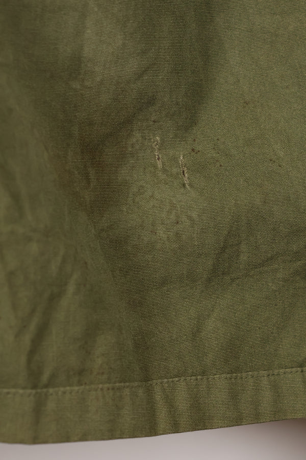 Circa 1965  S-L  2nd Model Jungle Fatigue Jacket  Stains and scuffs  Used