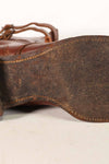 1940's U.S. Army M40 Cavalry shorts boots, 2 buckles, used, A