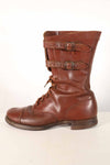 1940's U.S. Army M40 Cavalry shorts boots, 2 buckles, used, A