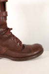 1940's U.S. Army M40 Cavalry shorts boots, 2 buckles, used, B