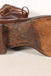 1940's U.S. Army M40 Cavalry shorts boots, 2 buckles, used, B