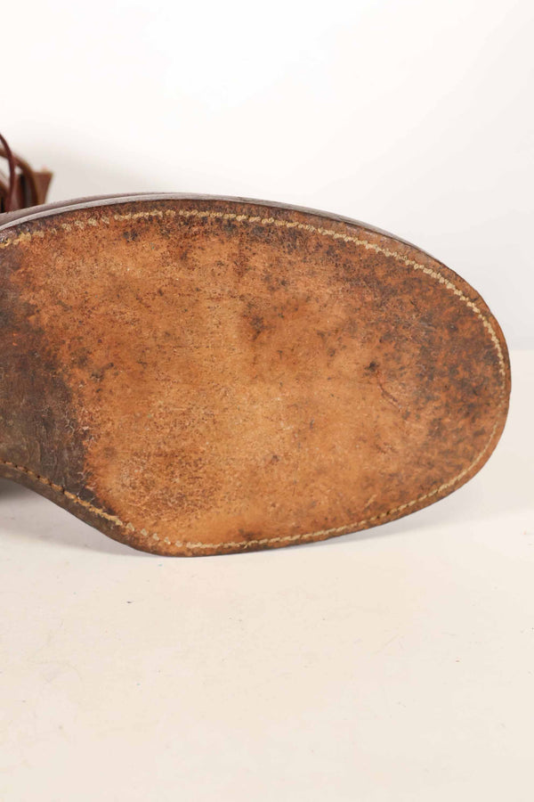 1940's U.S. Army M40 Cavalry shorts boots, 2 buckles, used, B