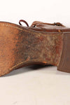 1940's U.S. Army M40 Cavalry shorts boots, 2 buckles, used, B