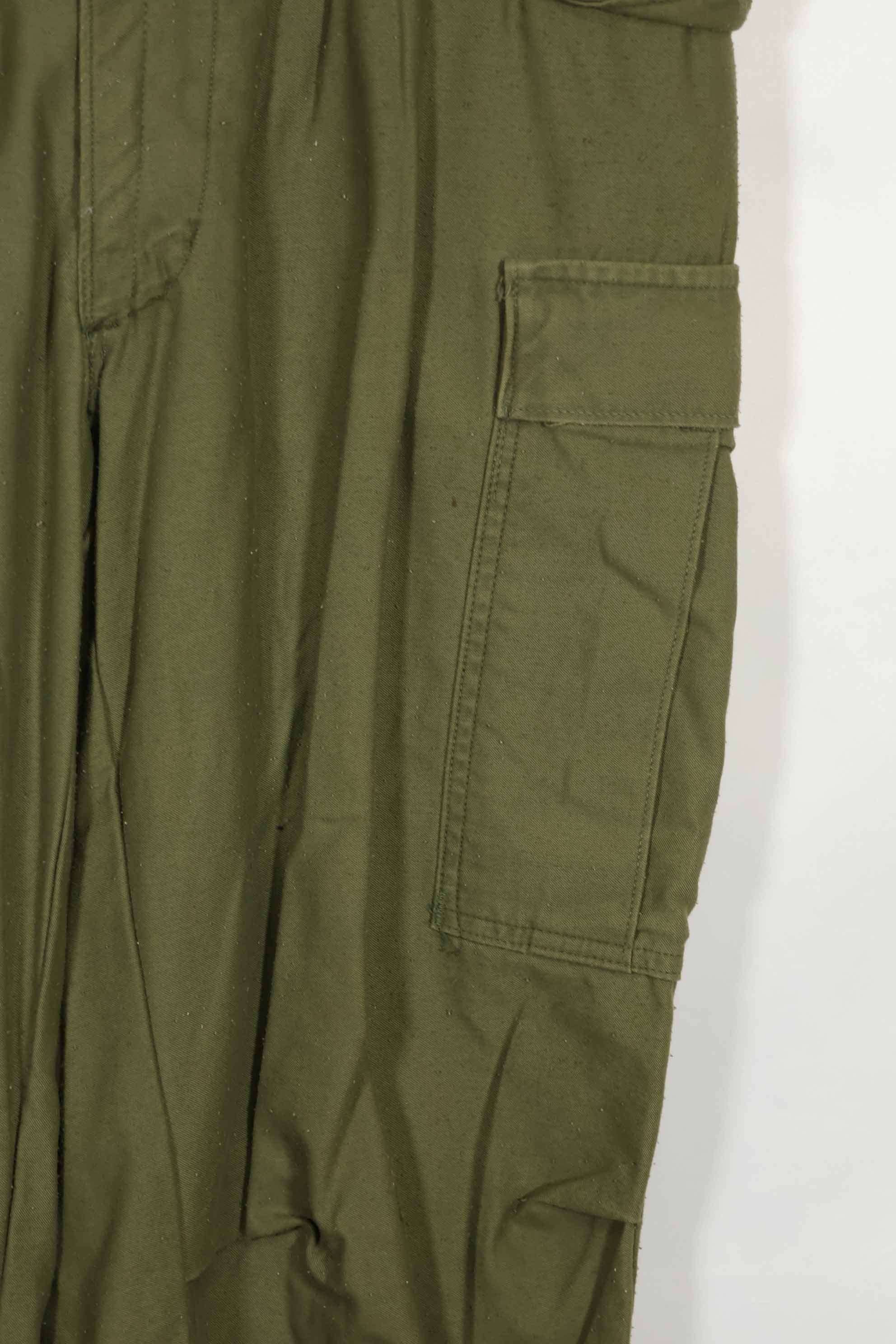 1974 U.S. Army M65 cotton field pants, S-L used.