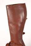 1940's U.S. Army M40 Cavalry Long Boots, 3 buckles, used.