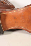 1940's U.S. Army M40 Cavalry Long Boots, 3 buckles, used.