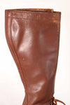 1940's U.S. Army M40 Cavalry Long Boots, 3 buckles, used.