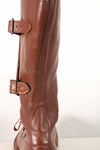 1940's U.S. Army M40 Cavalry Long Boots, 3 buckles, used.