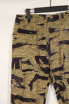 Real Gold Tiger Stripe US Cut Pants with missing buttons, used.