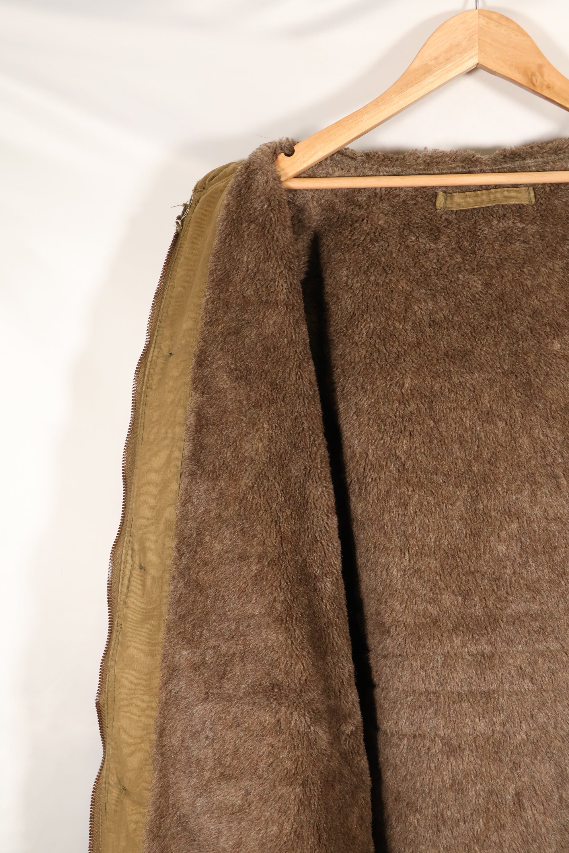 1940s, WWII, U.S. Navy, N-1 Deck Coat, Hooded Jacket, Faded, Stenciled, Used