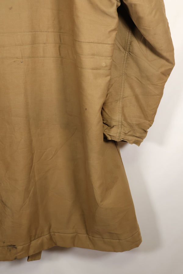 1940s, WWII, U.S. Navy, N-1 Deck Coat, Hooded Jacket, Faded, Stenciled, Used