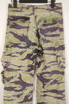 Real heavyweight fabric late war pattern tiger stripe pants, used.