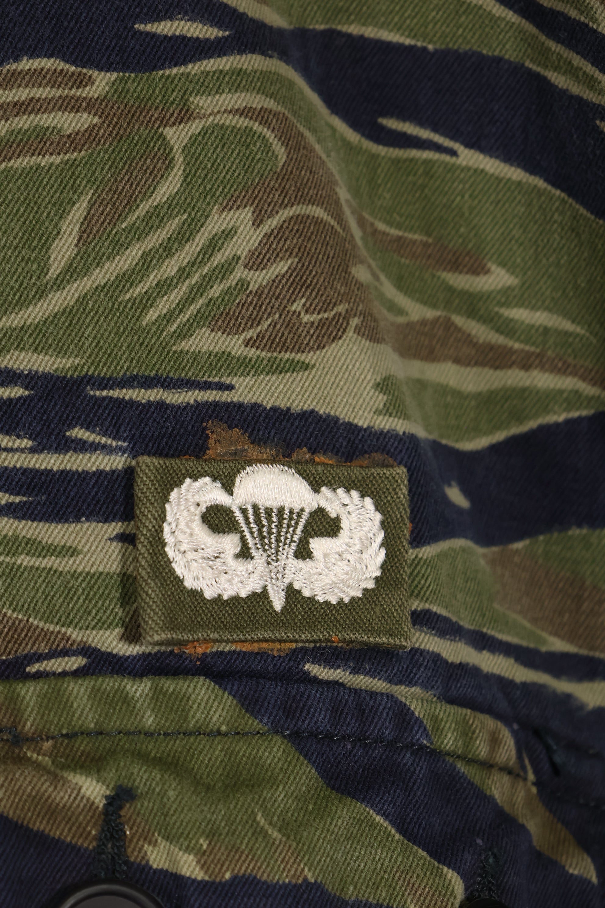 Actual TO78 A-L Okinawa Tiger Tiger Stripe Shirt Used